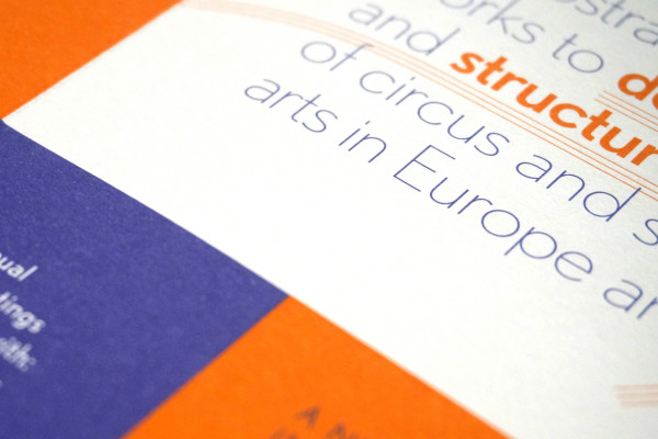 Circostrada, Réseau européen du cirque contemporain - graphisme et développement